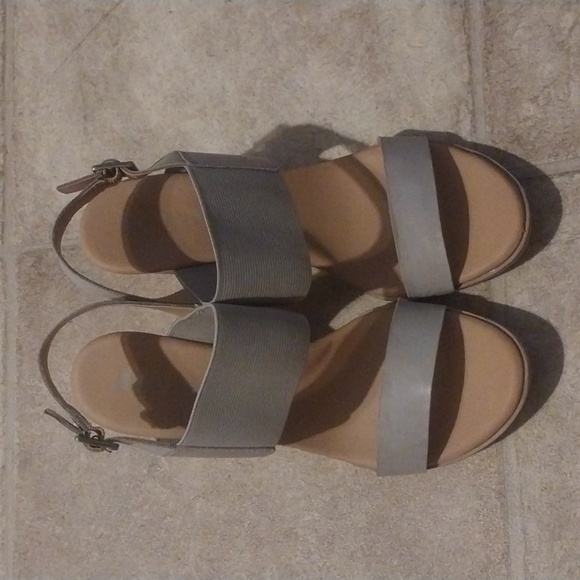Kork Stretch Wedge Heels Size 8 - Picture 1 of 10